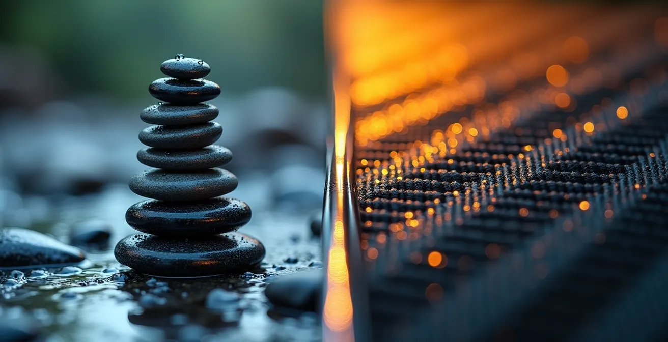 Metafora visiva della differenza tra investimento passivo automatizzato e trading algoritmico speculativo