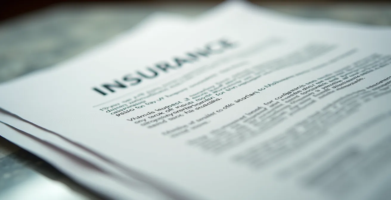 Documenti assicurativi con esclusioni per attività ad alto rischio