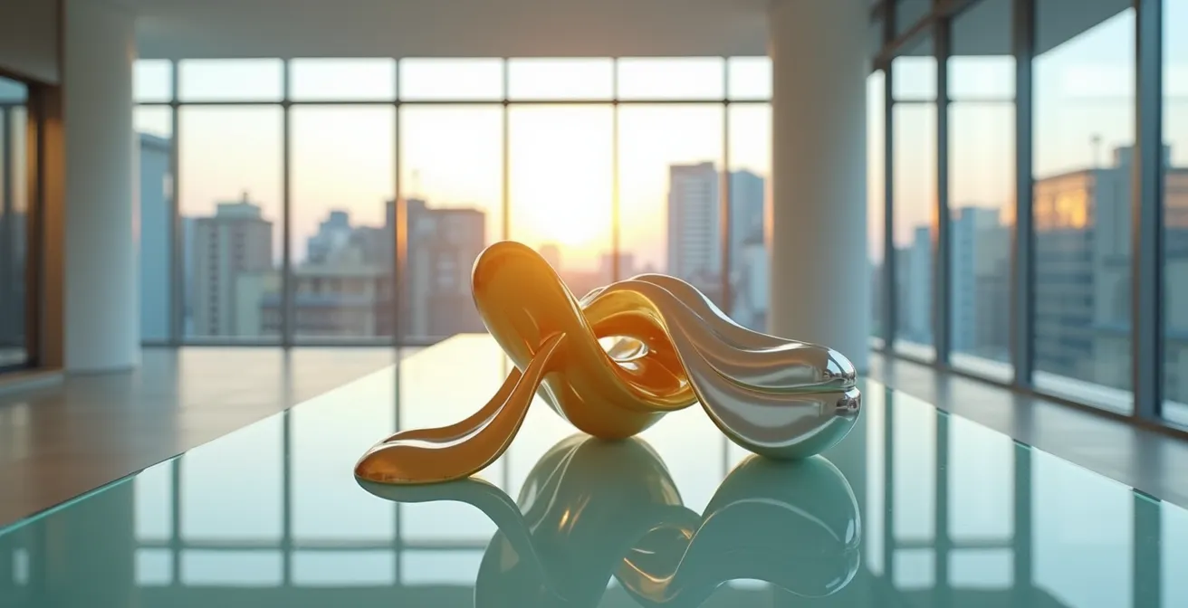 Ambiente ufficio moderno con grafici finanziari e gestione tesoreria